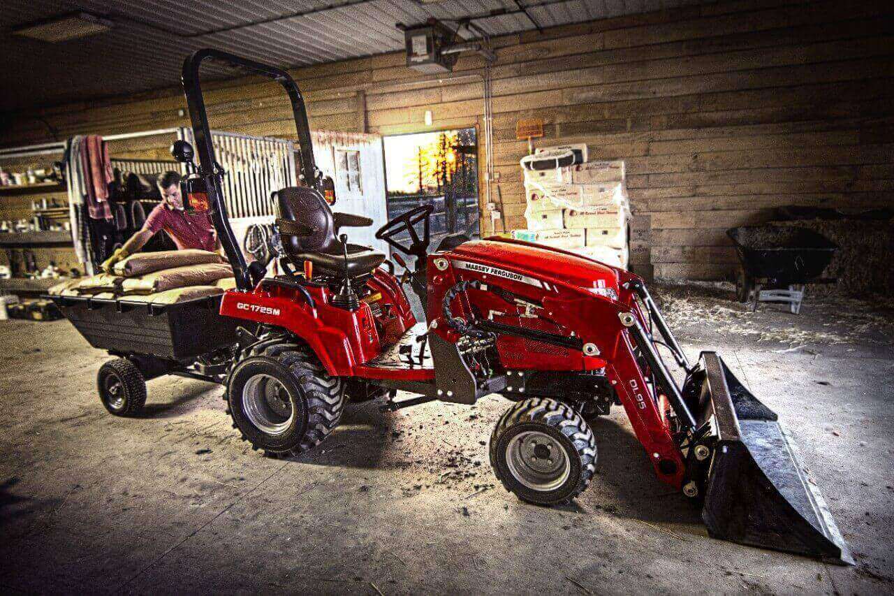 Massey Ferguson on lawn