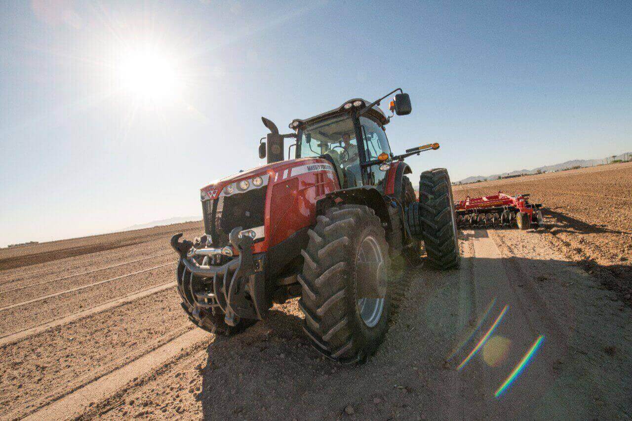 =Massey Ferguson on dirt road