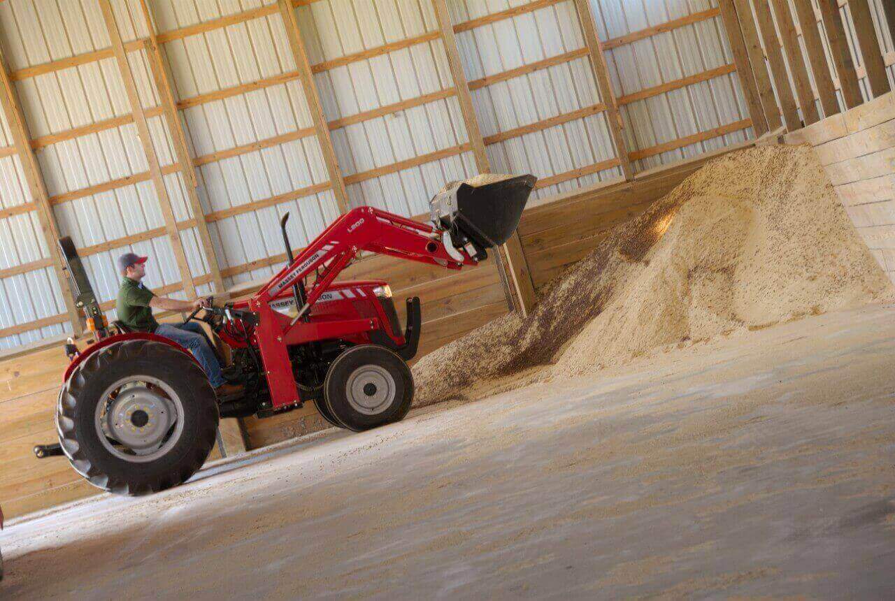 =Massey Ferguson in warehouse
